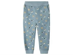 Name It sweatpants spring lake meleret med hunde -flot lys blå farve